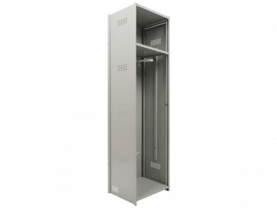 Шкаф металлический для одежды усиленный LS-01-40 - уменьшеная